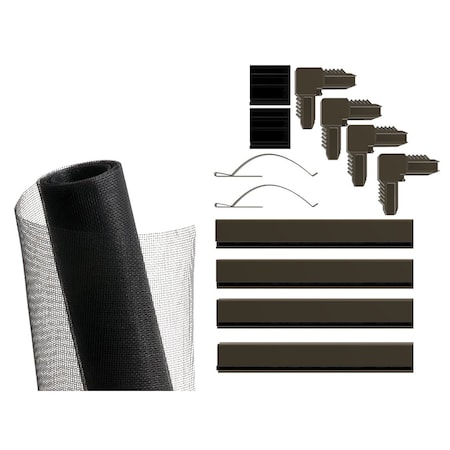 Ritescreen 48in WDKT NO MESH BRONZE FG-WDKIT48-B